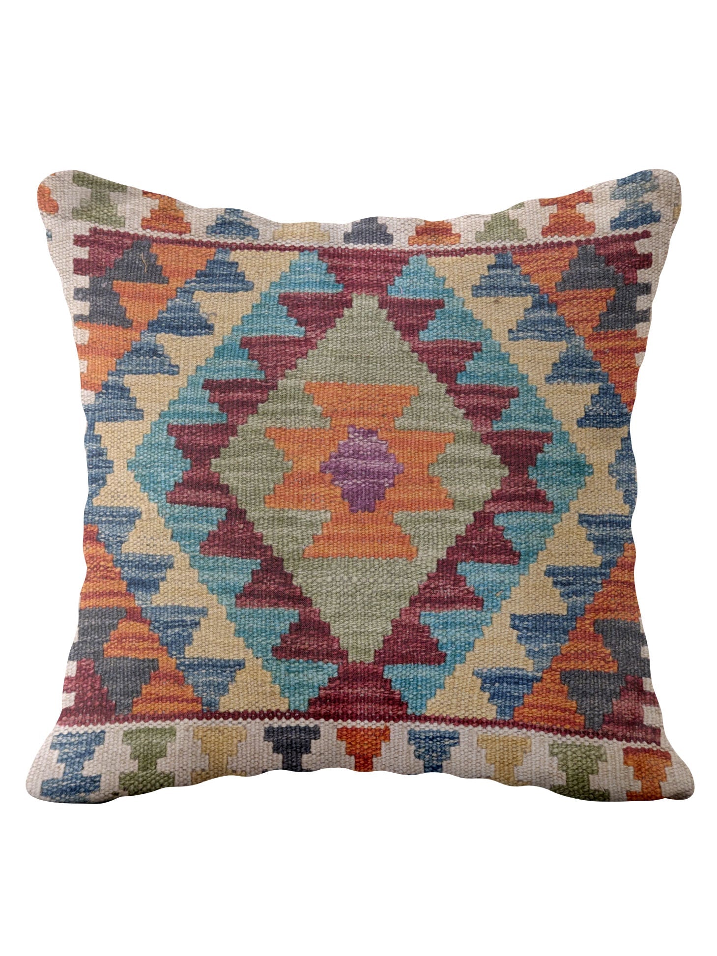 Afghan Kilim Cushion Cover - 45 x 45 cm