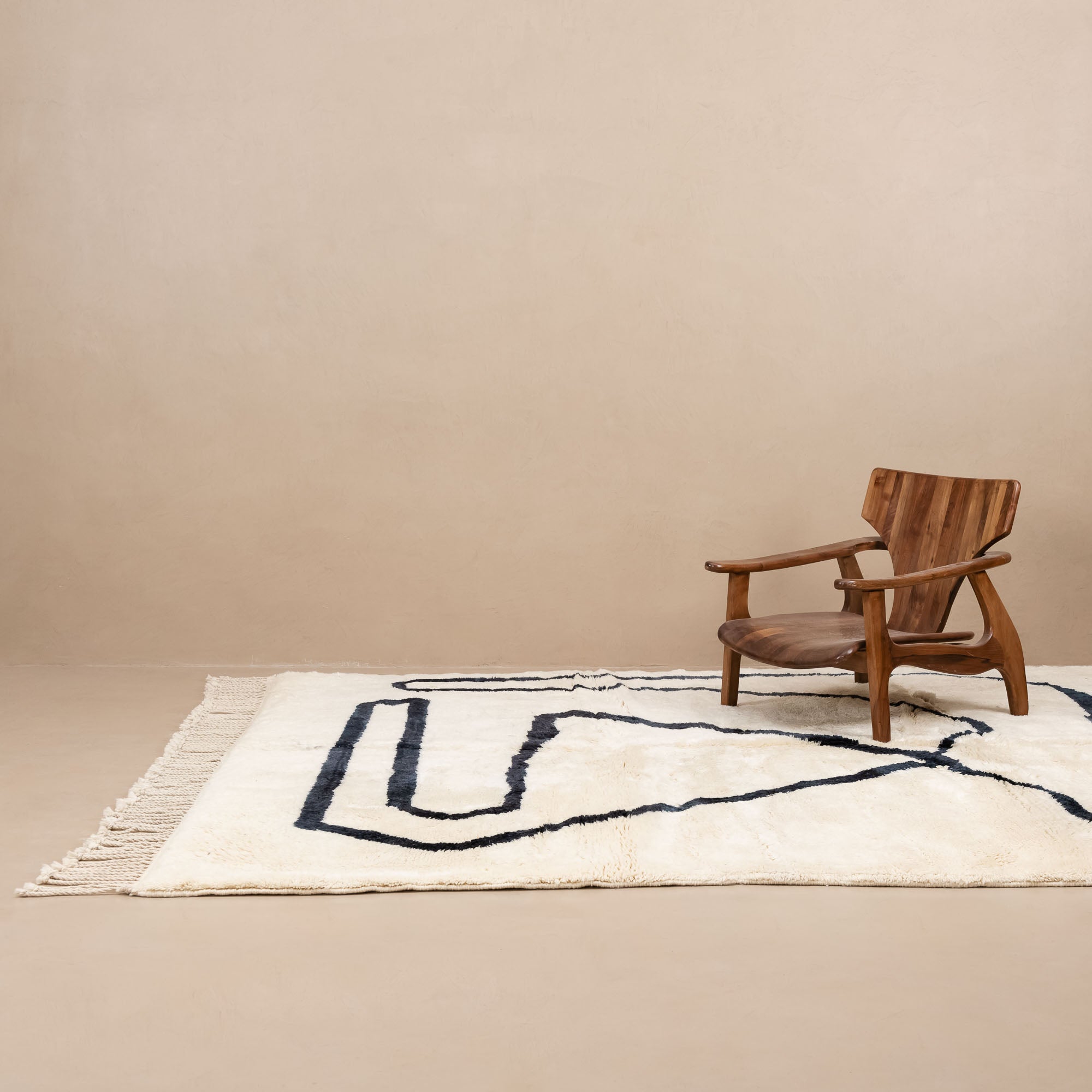 Treasure Map - Luxury Shag Moroccan Rug